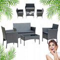 SFS010 Grey Technorattan Garden Furniture Set by MTG