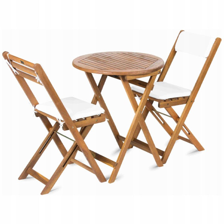 Carol Balcony Set with Chairs, Table and Cushions