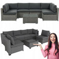 XL2501 Grey Technorattan Garden Corner Set for Terrace