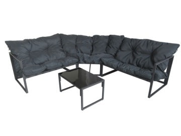 Garden Corner Lounge Furniture Set for Patio and Outdoor Relaxation