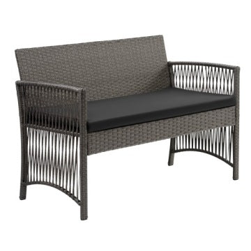 Ideal Garden Multicolour Technorattan Four-Piece Furniture Set