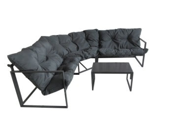 Garden Corner Lounge Furniture Set for Patio and Outdoor Relaxation