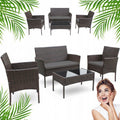 SFS010 Brown Technorattan Garden Furniture Set by MTG