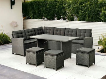 Tarifa Technorattan Garden Lounge Set Available in Four Colours